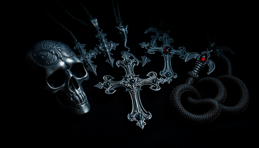 Symbolism in Gothic Jewelry: Skulls, Crosses, and Serpents