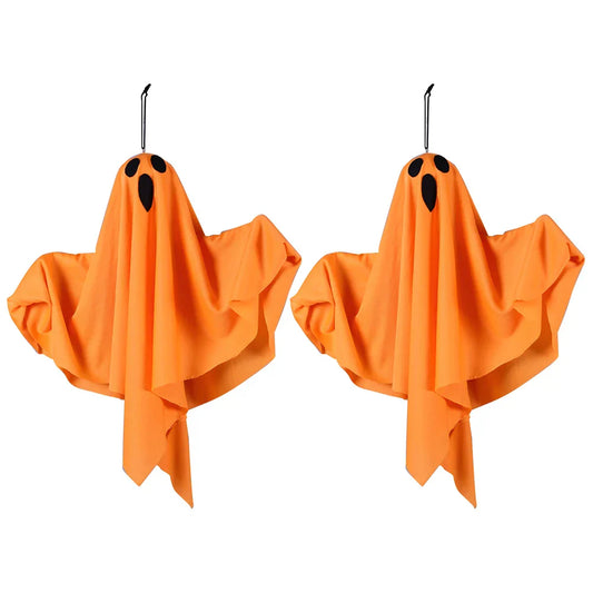 1/3PCS Spooky Ghost Halloween Decoration – Waterproof LED Hanging Ghost Lights